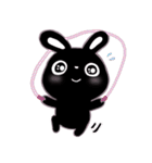 ゆかいな黒うさ達☆（個別スタンプ：25）