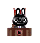 ゆかいな黒うさ達☆（個別スタンプ：27）