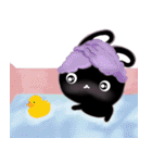 ゆかいな黒うさ達☆（個別スタンプ：35）