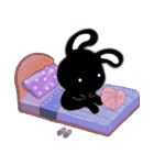 ゆかいな黒うさ達☆（個別スタンプ：37）