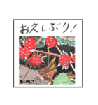 ミチコスタンプ NO8 冬の 木の実（個別スタンプ：5）