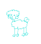 おえかきしてみたよ（個別スタンプ：9）