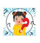 超実用的な毎日の語彙、かわいい女の子（個別スタンプ：20）