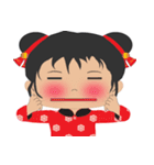 超実用的な毎日の語彙、かわいい女の子（個別スタンプ：23）