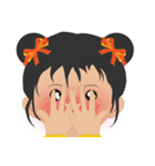 超実用的な毎日の語彙、かわいい女の子（個別スタンプ：25）