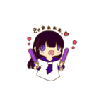 病んでいたい女の子たち/推し活編（個別スタンプ：6）