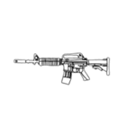 銃 gun（個別スタンプ：3）