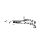 銃 gun（個別スタンプ：7）