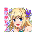 変態エルフと真面目オーク2（個別スタンプ：1）