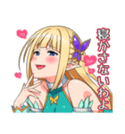 変態エルフと真面目オーク2（個別スタンプ：14）