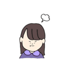 ゆるい動物と女の子（個別スタンプ：13）