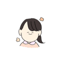ゆるい動物と女の子（個別スタンプ：18）