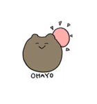 ゆるい動物と女の子（個別スタンプ：20）
