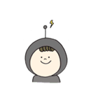 ゆるい動物と女の子（個別スタンプ：35）