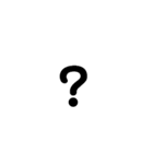 文字だけ(？)のスタンプ（個別スタンプ：6）