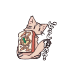 猫バタートーストスタンプ（個別スタンプ：12）