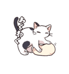 猫バタートーストスタンプ（個別スタンプ：19）