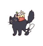 猫バタートーストスタンプ（個別スタンプ：24）