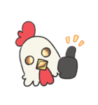 怒涛のにわとりスタンプ（個別スタンプ：6）