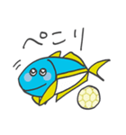 【2021】氷見＆ハンぎょボール＆春中ハンド（個別スタンプ：7）