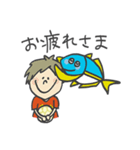【2021】氷見＆ハンぎょボール＆春中ハンド（個別スタンプ：8）
