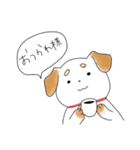 わんこ時々リアル犬。（個別スタンプ：14）