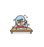 Do your best. Hero 【 勉強熱心 】（個別スタンプ：3）