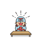 Do your best. Hero 【 勉強熱心 】（個別スタンプ：8）