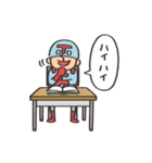 Do your best. Hero 【 勉強熱心 】（個別スタンプ：35）