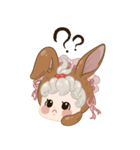 犬とウサギさん（個別スタンプ：3）