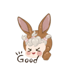 犬とウサギさん（個別スタンプ：4）