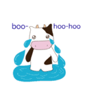 【English】Happy Moo Cow Animation1（個別スタンプ：16）