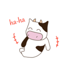 【English】Happy Moo Cow Animation1（個別スタンプ：22）