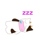 【English】Happy Moo Cow Animation1（個別スタンプ：24）