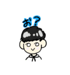 白パーカーの男の子（個別スタンプ：2）