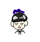 白パーカーの男の子（個別スタンプ：3）