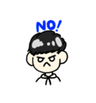 白パーカーの男の子（個別スタンプ：9）