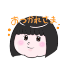 ぽちゃかわ女子たち（個別スタンプ：3）