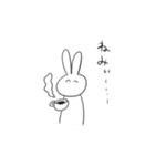 帰りたいうさぎ（個別スタンプ：5）