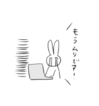 帰りたいうさぎ（個別スタンプ：13）