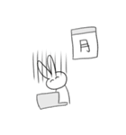 帰りたいうさぎ（個別スタンプ：17）