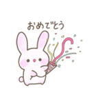 とってもかわいい、うさぎのうさたん。（個別スタンプ：24）