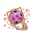 お花で遊ぼう15（個別スタンプ：5）