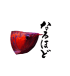 アロワナ×筆文字（個別スタンプ：7）