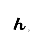 日常で意外と使える文字（個別スタンプ：1）