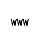 日常で意外と使える文字（個別スタンプ：40）