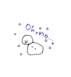 雪だるまだよ！！！（個別スタンプ：9）