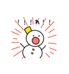 雪だるまだよ！！！（個別スタンプ：14）