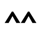 即返信 顔文字スタンプ(黒)（個別スタンプ：30）