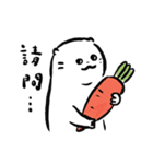 白いカワウソ ピピ郎（個別スタンプ：12）